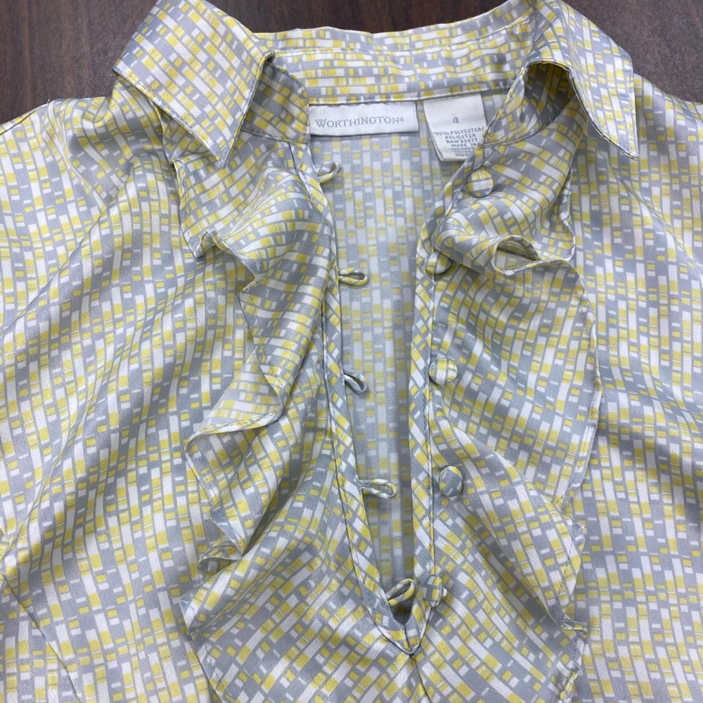 Worthington Silky Textured Blouse